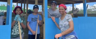 Levantando Volunteer Day Clean Barn 2024 April 6